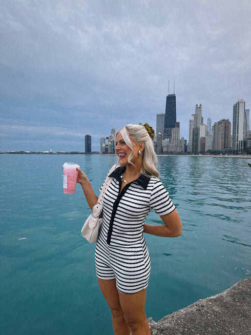 Summer Hunny Striped Romper *RESTOCKED*