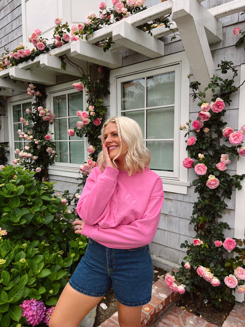 Mali-boo Babe Pullover// Pink