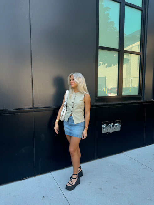 Sofia Summer Top // Sage