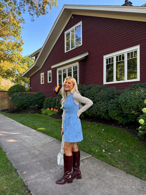 The Pippa Dress// Light Wash