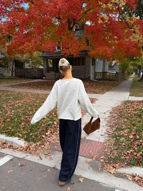 Everyday Pointelle Cutie // Dove