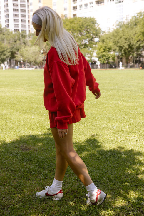 Club Coco Mockneck // Red *RESTOCKED*