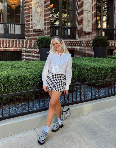 Upper East Side Frill Top