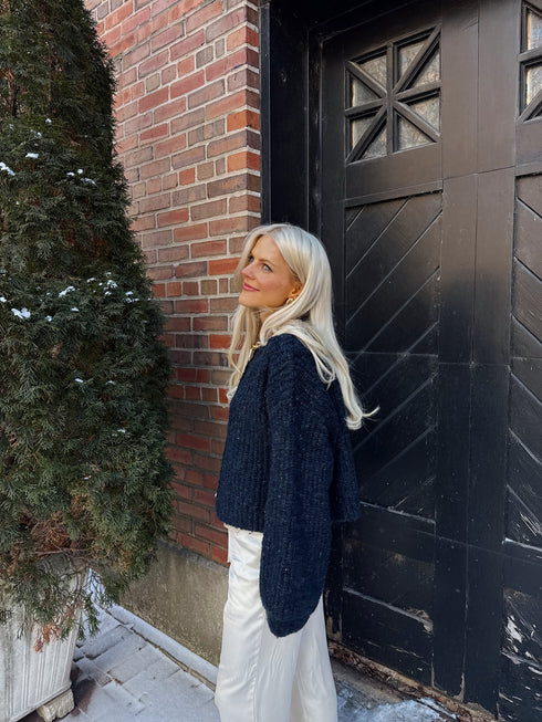 The Phoebe Cardigan // Navy