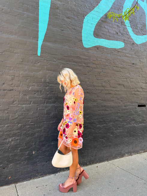 Rose Garden Embellished Dress