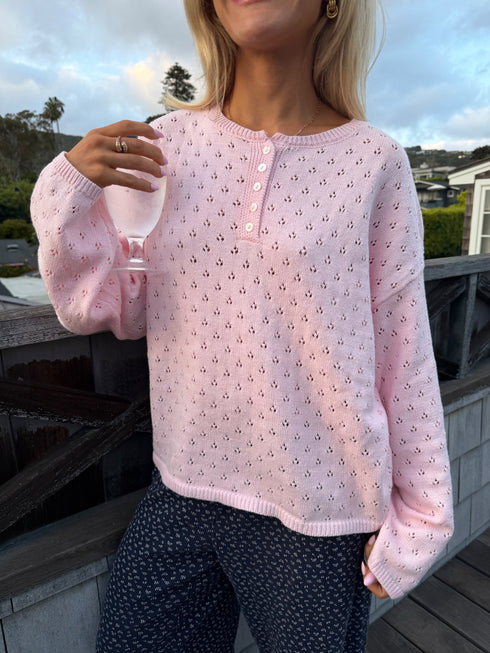 Everyday Pointelle Cutie // Baby Pink