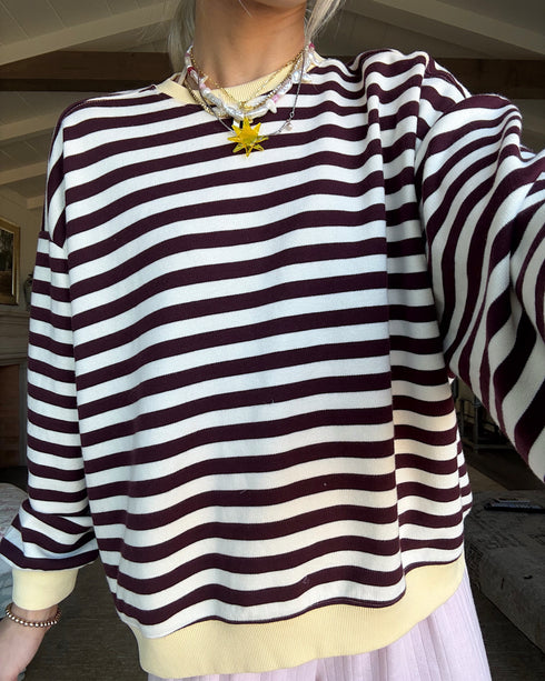 Cali Cutie Striped Pullover