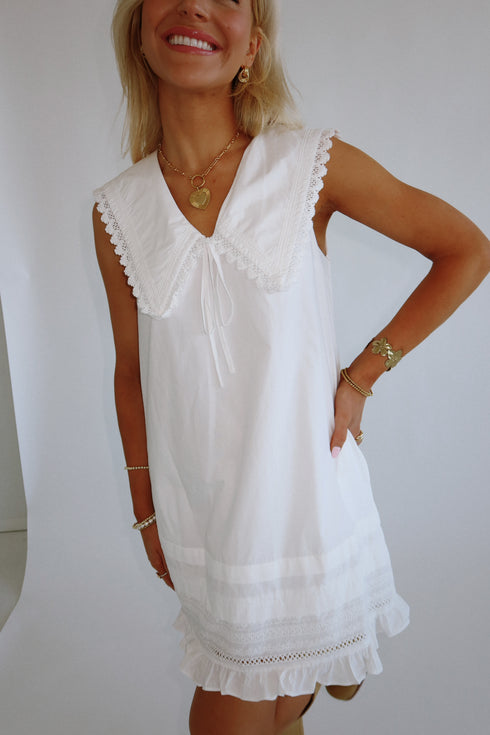 Summer Girl Dress // White