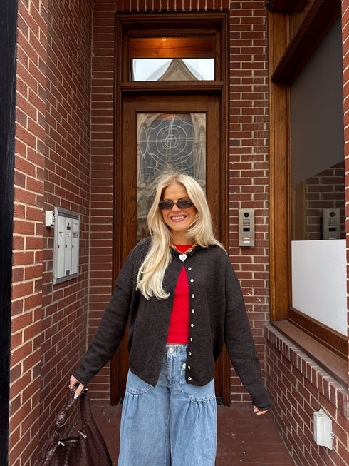 Coco Cutie Cardigan // Chocolate