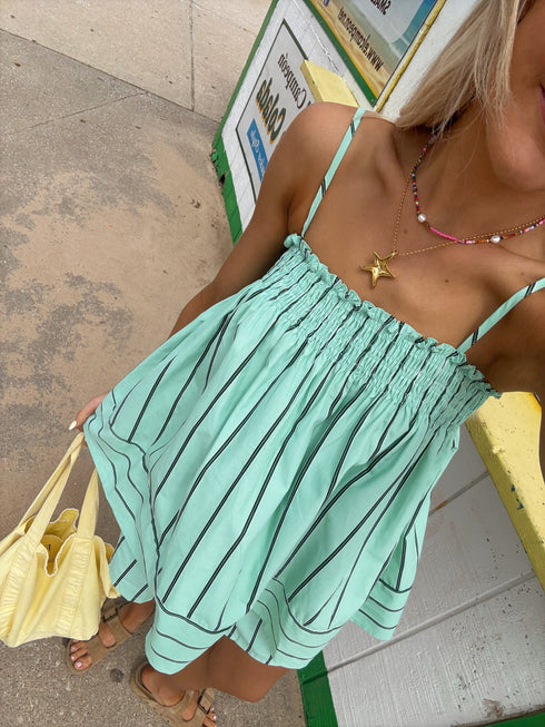 The Frankie Striped Set // Mint Chip