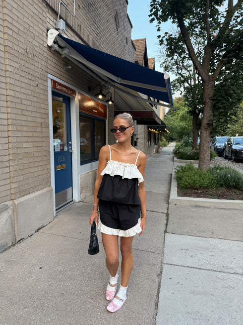 Euro Girl Ruffle Top