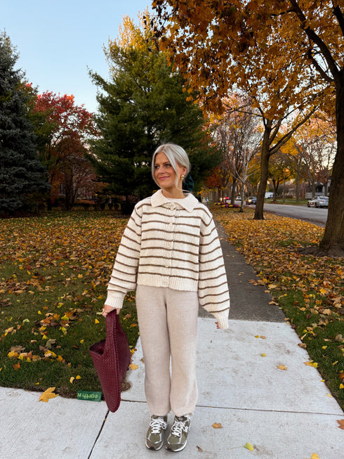 Easy Street Striped Cardigan *RESTOCKED*