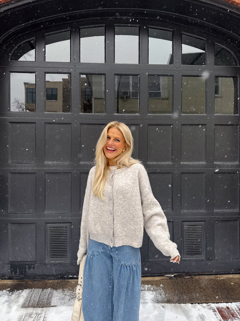 The Kennedy Cardigan // Gray