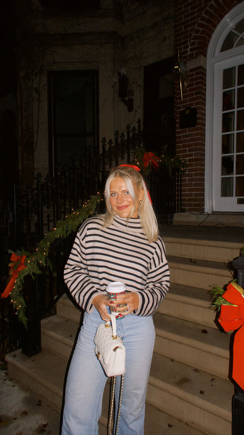 Hype Girl Striped Sweater