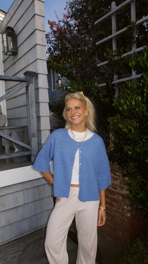 Coastal Cardigan // Ocean Blue