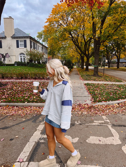 Lazy Days Pullover // Navy *RESTOCKED*