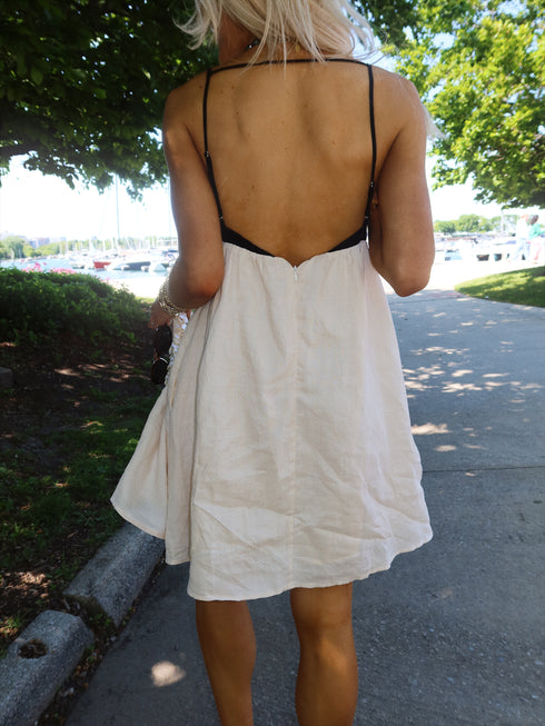 Fun in the Sun Dress // Natural *RESTOCKED*