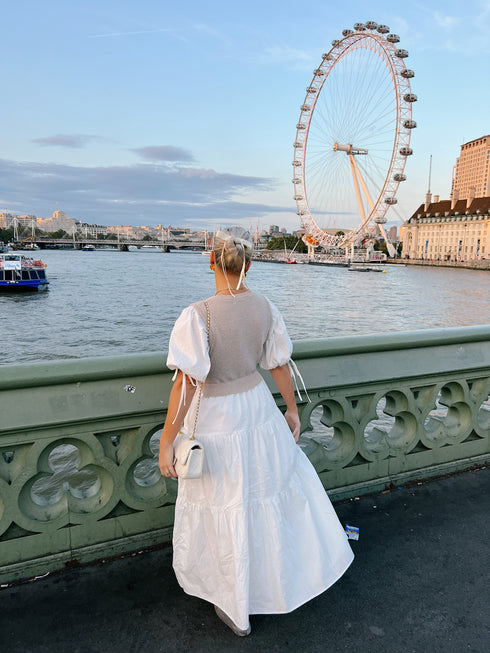 Fall in Paris Dress // White