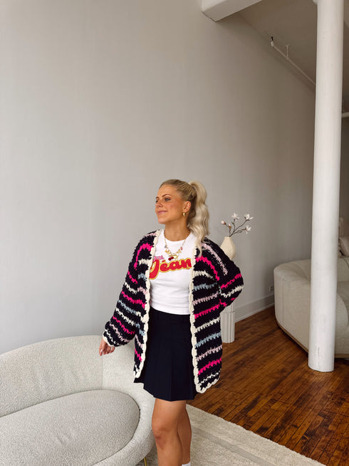 Lola Striped Cardigan