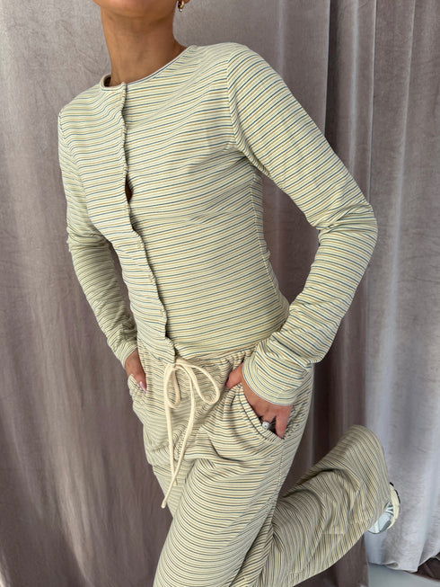 Sunny Stripe Cardi // Vanilla *PREORDER*