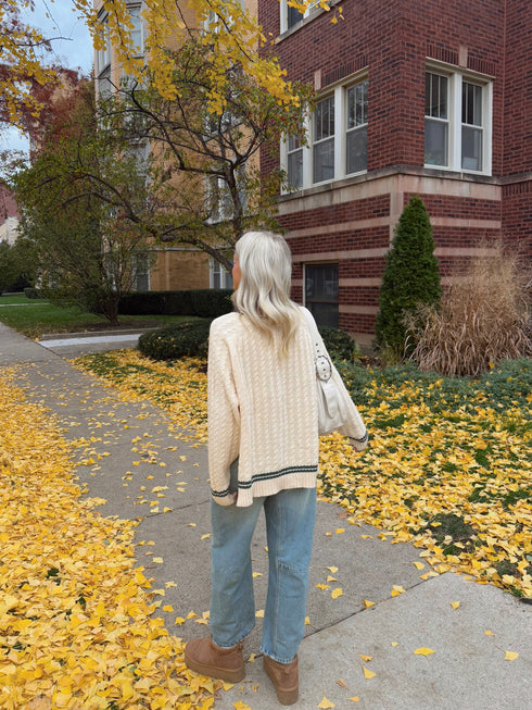 Vibe Check Cable Knit Sweater