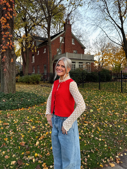 Holly Girl Knit Vest