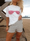 Sunny Striped Shortie