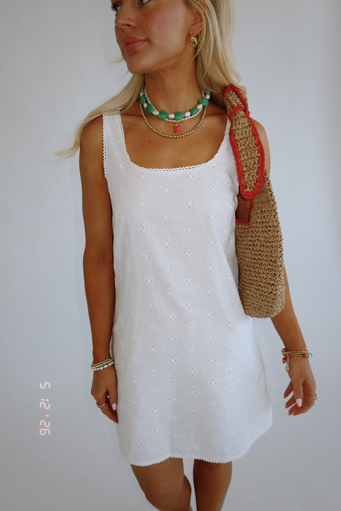 Gelato Dress // White