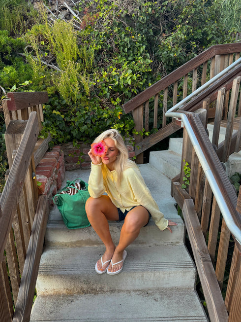 Coco Cutie Cardigan // Butter Yellow *RESTOCKED*