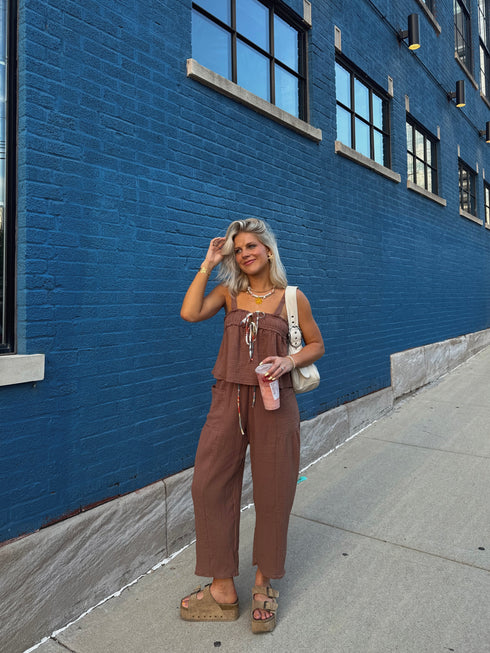 Picnic Princess Top // Brown