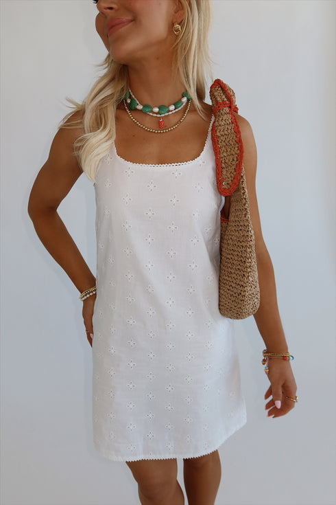 Gelato Dress // White