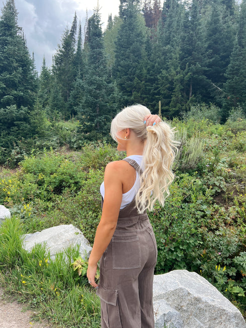 McCall Fall Overalls// Chocolate