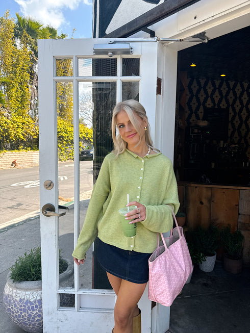 Coco Cutie Cardigan // Lime *RESTOCKED*