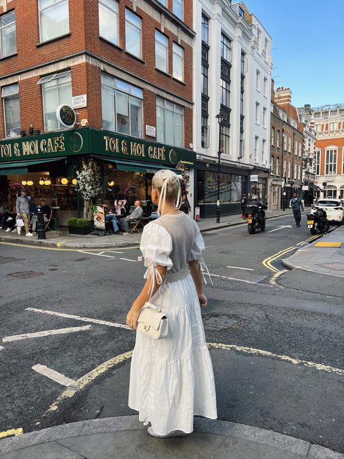 Fall in Paris Dress // White