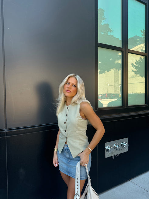 Sofia Summer Top // Sage