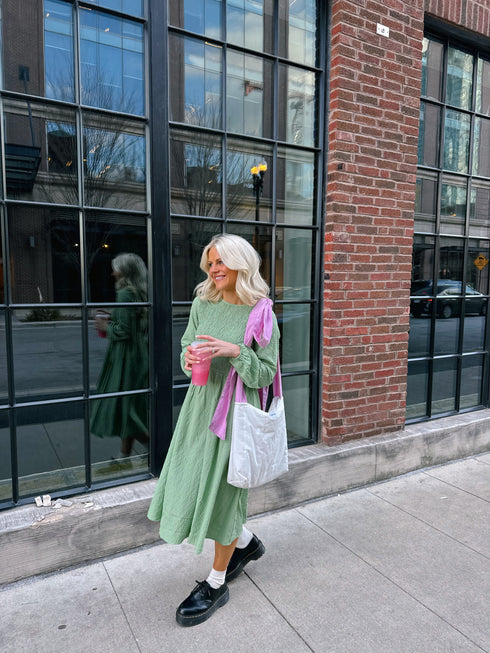 Buy Her Flowers Smocked Dress