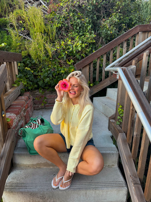 Coco Cutie Cardigan // Butter Yellow *RESTOCKED*