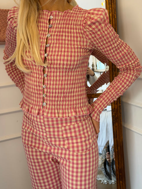 Gracie Gingham Pant