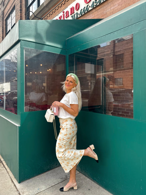 Secret Garden Satin Skirt