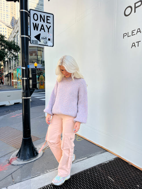 The Izzie Cargo Pant // Pink