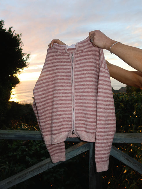 Club Cutie Zip-Up // Sunset