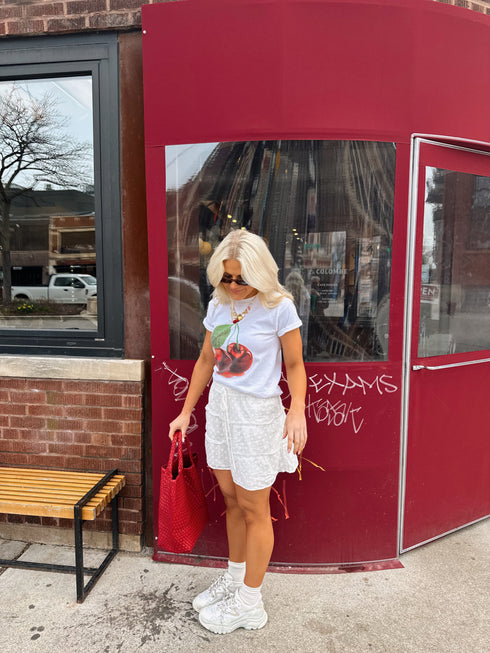 Cutesy Spring Ditsy Skirt