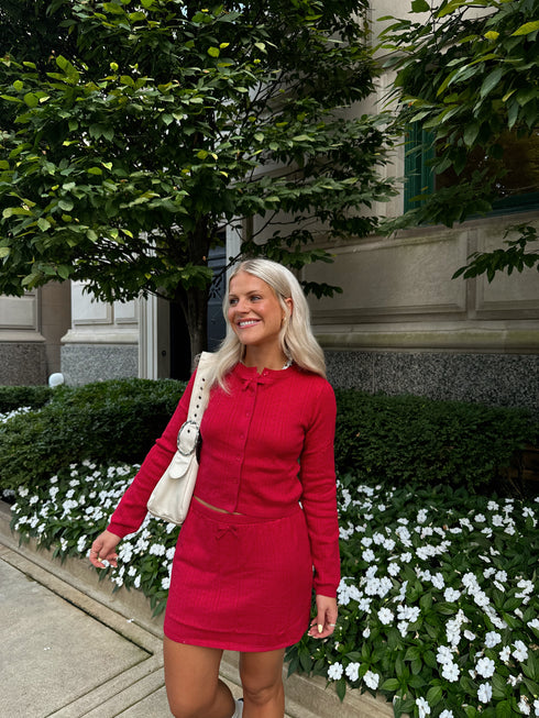 Cherry Girl Knit Set