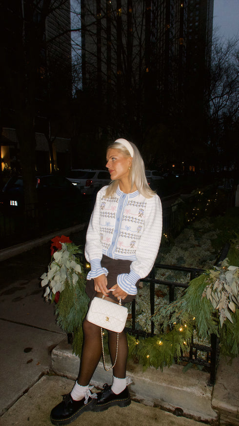You Bow Girl Cardigan *RESTOCKED*