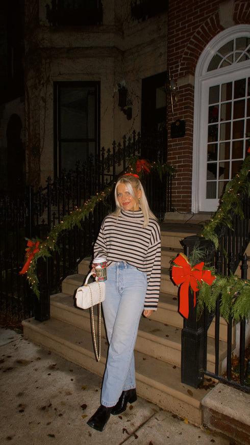 Hype Girl Striped Sweater