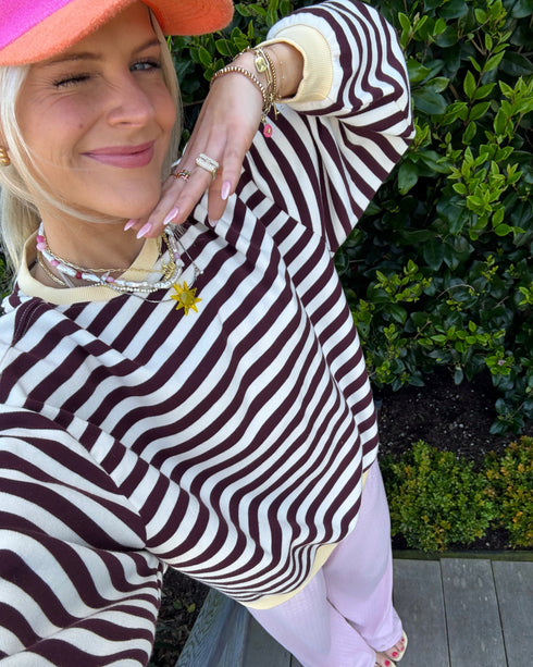 Cali Cutie Striped Pullover
