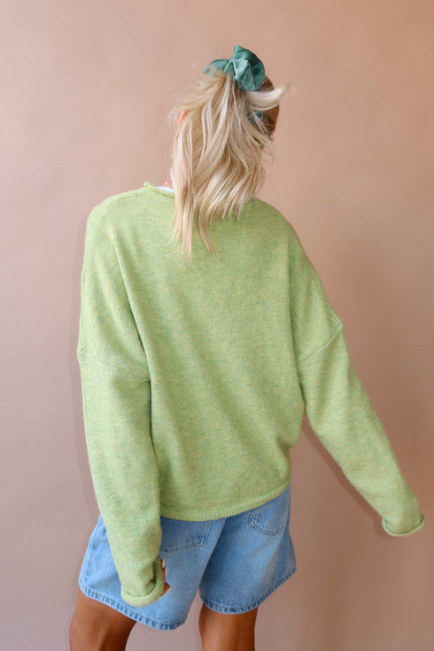 Coco Cutie Cardigan // Lime *RESTOCKED*
