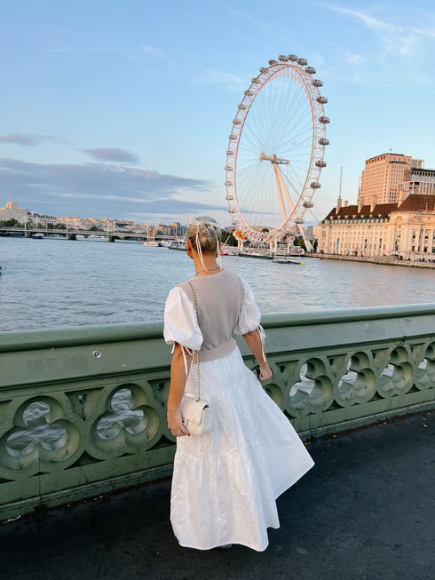 Fall in Paris Dress // White