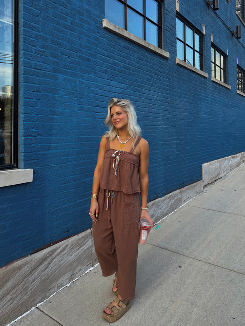 Picnic Princess Pant// Brown