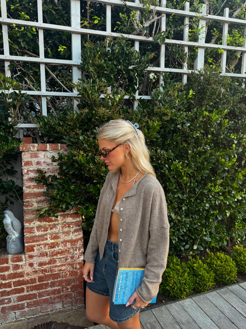 Coco Cutie Cardigan // Mocha *PREORDER*